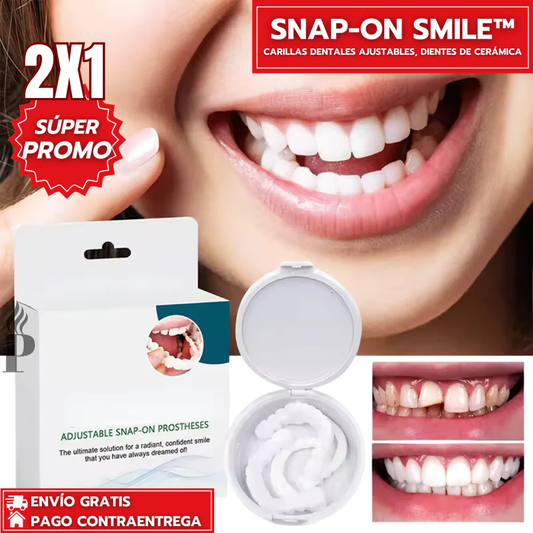 Oferta Especial: 2x1 Carillas Dentales Ajustables - Dientes de Cerámica